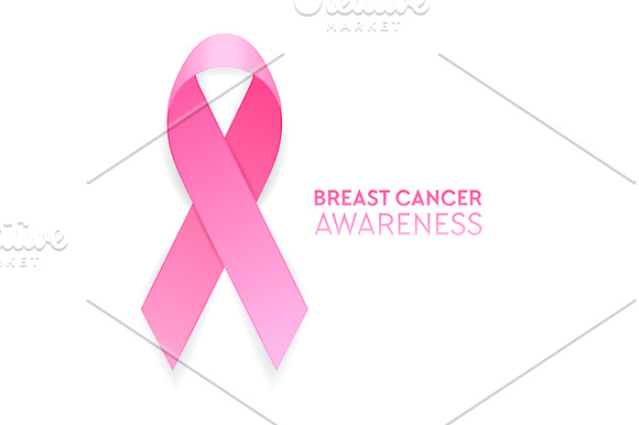 Breast cancer awareness concept set in Illustrations - product preview 17
