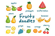 Fruits Doodles