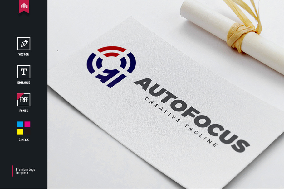 Auto Focus Logo in Logo Templates - product preview 8
