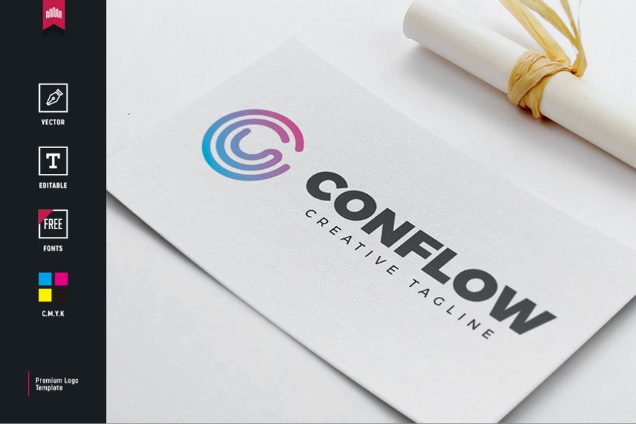 Conflow Logo in Logo Templates - product preview 8