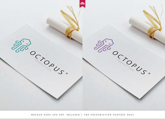 Octopus Logo in Logo Templates - product preview 1