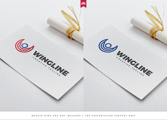 Wing Line Logo in Logo Templates - product preview 1