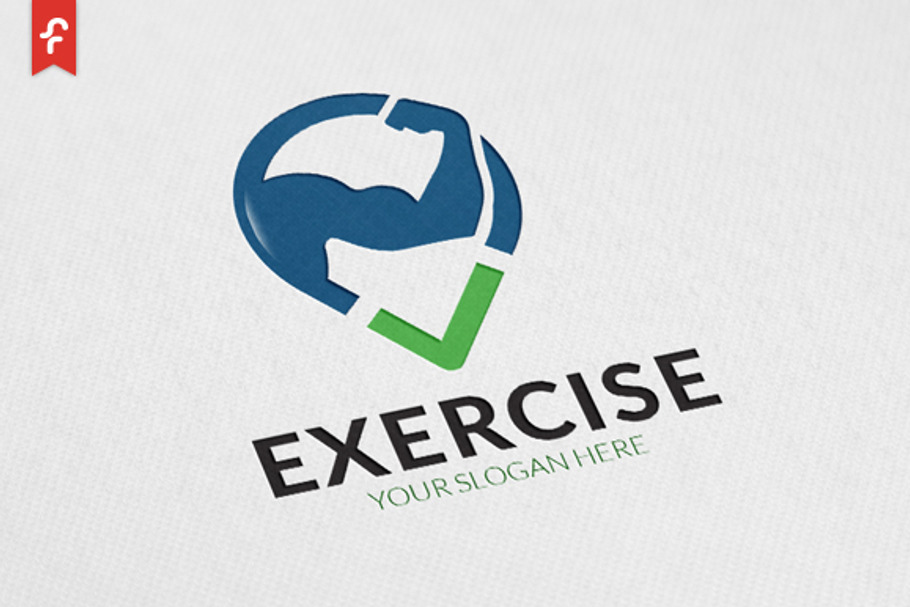 Exercise Logo in Logo Templates - product preview 8
