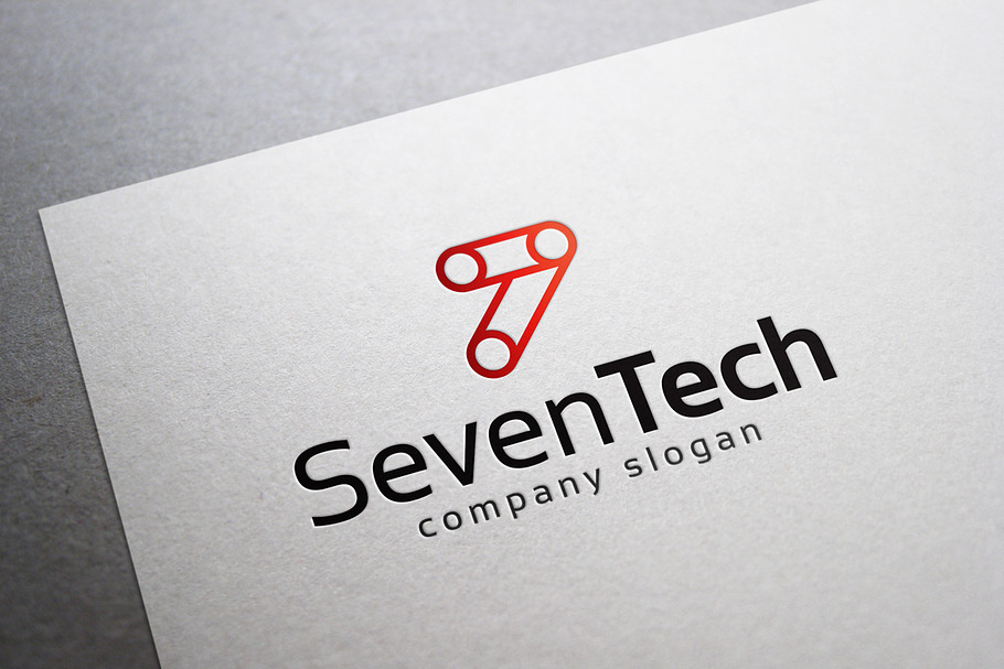Seven Tech Logo in Logo Templates - product preview 8