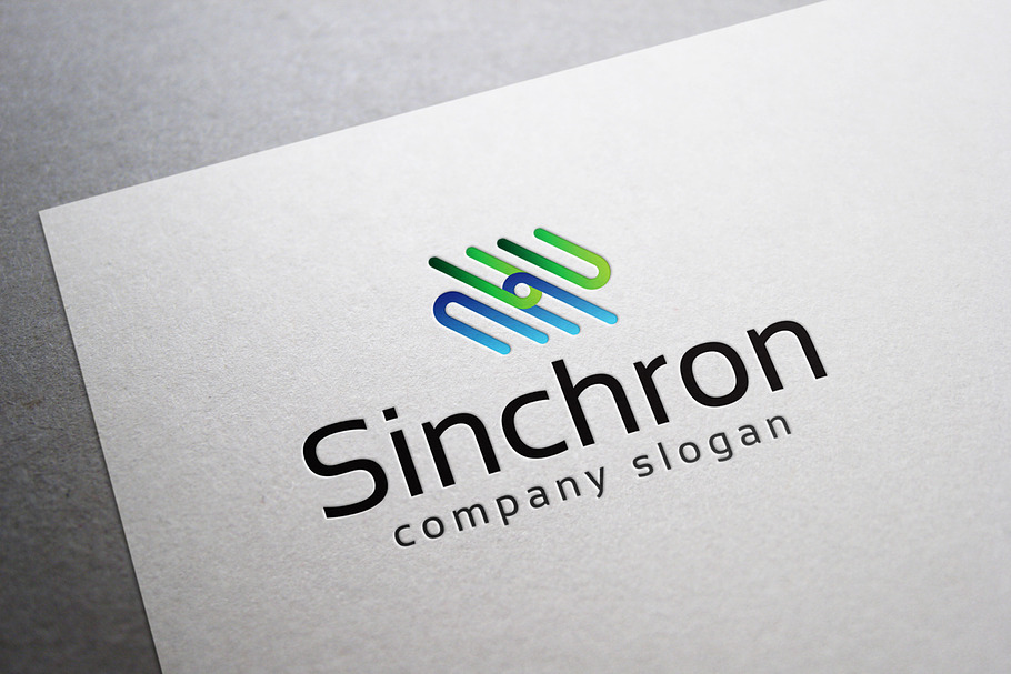 Sinchron Logo in Logo Templates - product preview 8
