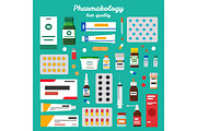 Pharmacology Best Quality Vector Illustration