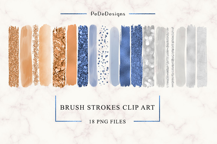 Brush Strokes Clip Art in Objects - product preview 8