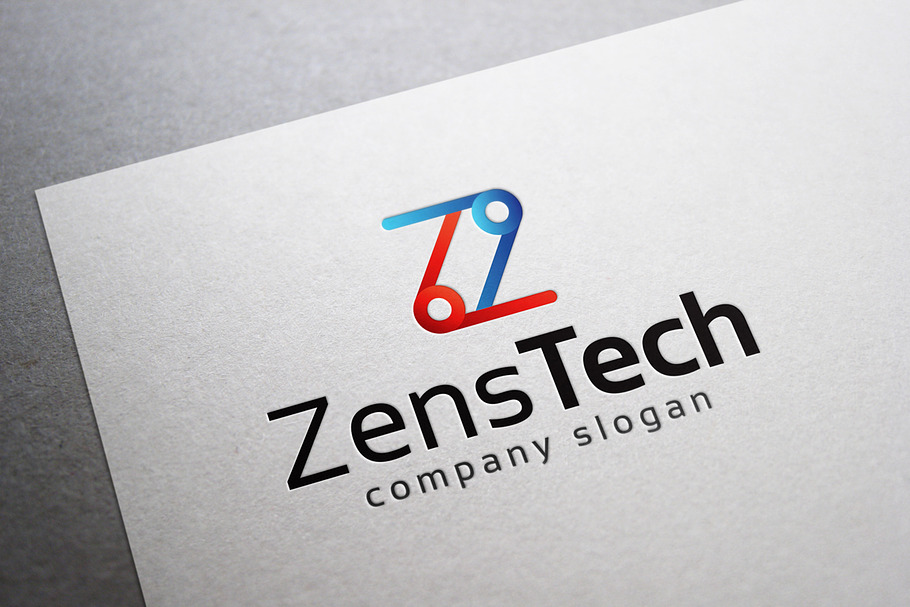 Zens Tech Logo in Logo Templates - product preview 8