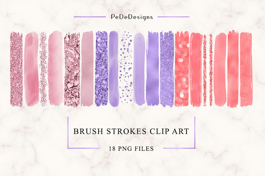 Brush Strokes Clip Art