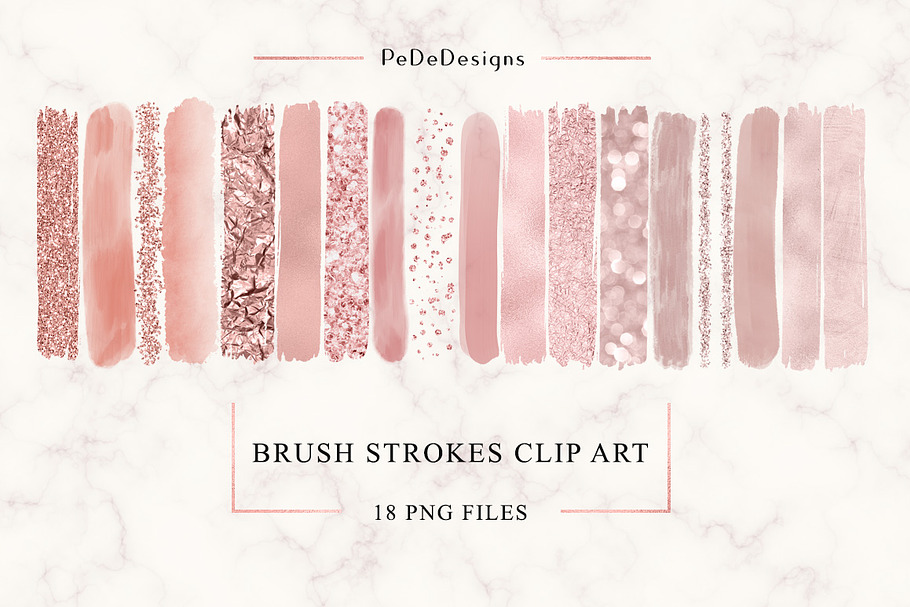 Brush Strokes Clip Art in Objects - product preview 8