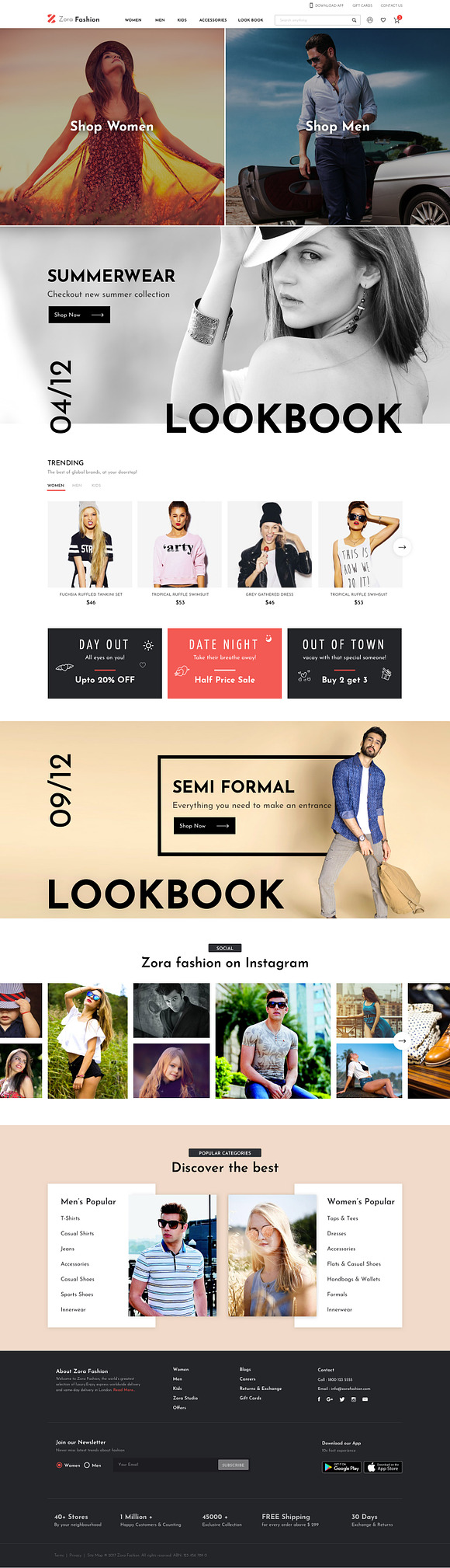Set of 5 Landing pages in Landing Page Templates - product preview 5