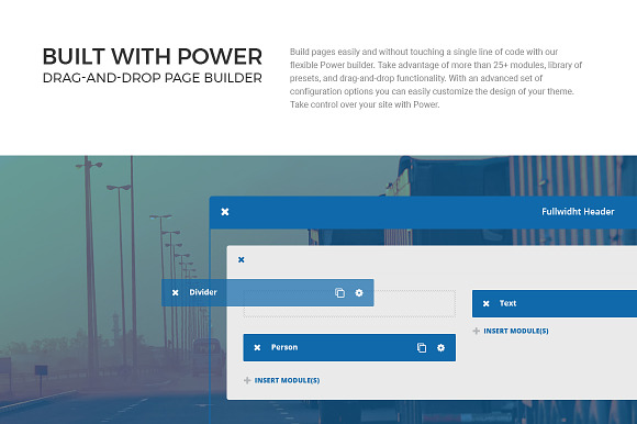 FastWay - Transportation Company in WordPress Business Themes - product preview 1