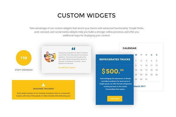 FastWay - Transportation Company in WordPress Business Themes - product preview 3