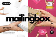Mailing Box Mockup Set