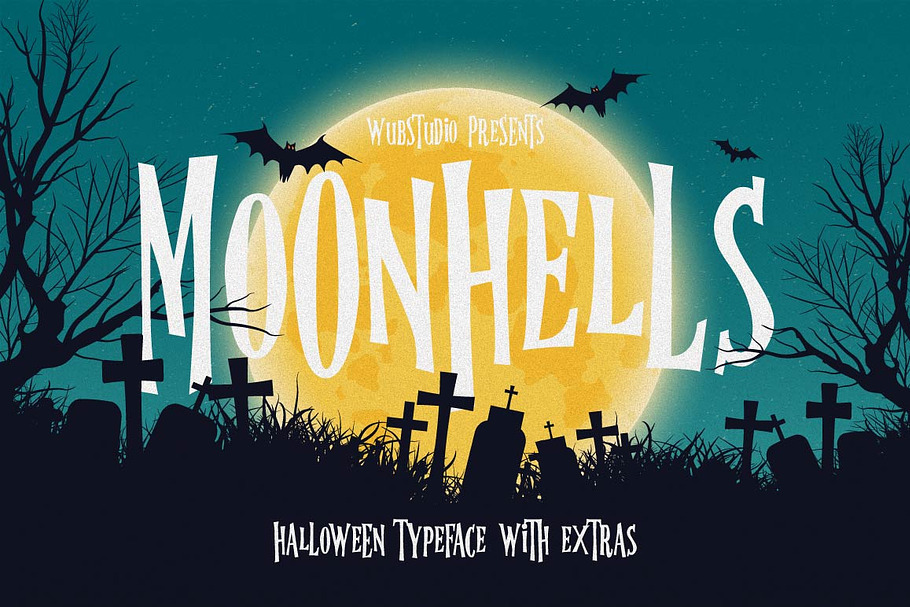 Moonhells Typeface + Extras in Halloween Fonts - product preview 8