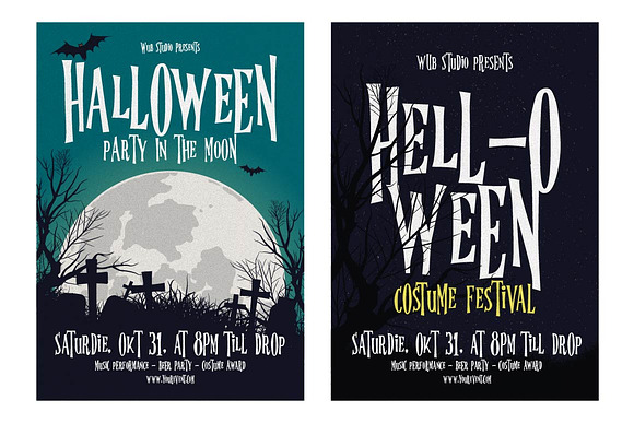 Moonhells Typeface + Extras in Halloween Fonts - product preview 4