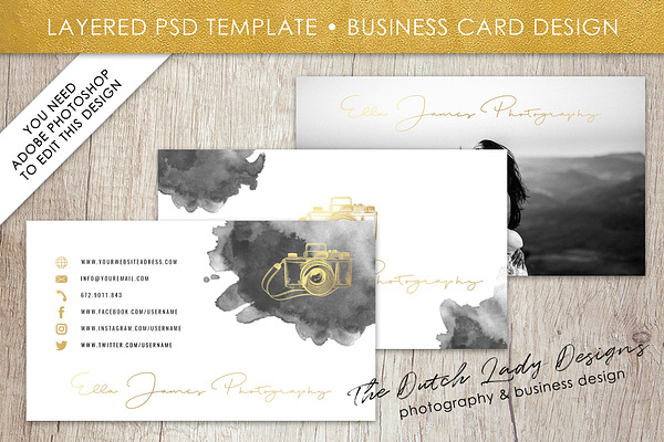 Photoshop Business Card Template #9