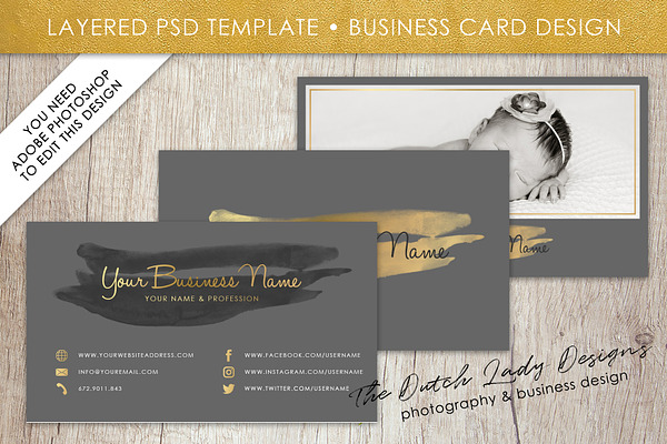Photoshop Business Card Template #10