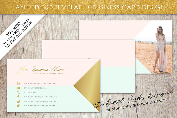 Photoshop Business Card Template #13