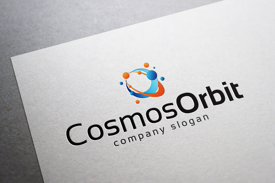 Cosmos Orbit Logo in Logo Templates - product preview 8