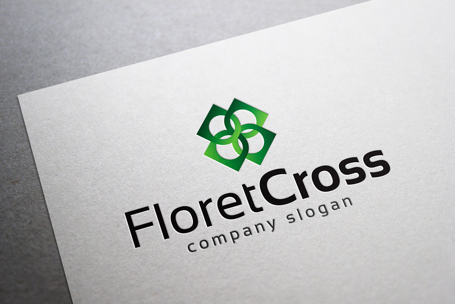 Floret Cross Logo