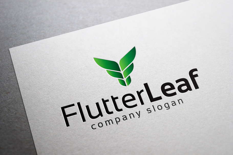 Flutter Leaf Logo