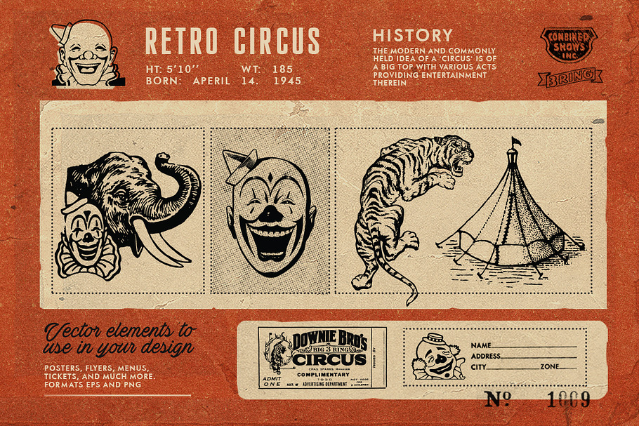 Retro Circus Pack