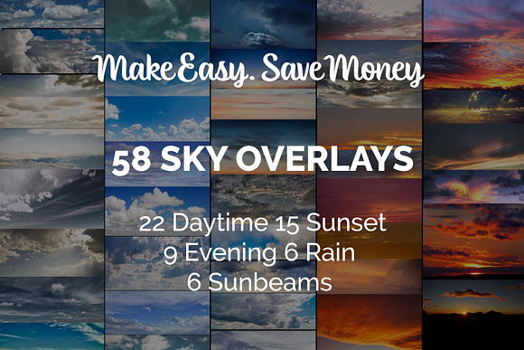 58 Sky Photoshop overlays in Photoshop Layer Styles - product preview 2