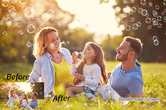 12 Soap Bubbles Photo Overlays in Add-Ons - product preview 1