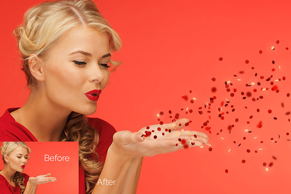 28 Blowing kisses Photoshop Overlays in Photoshop Layer Styles - product preview 2