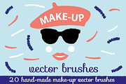 Make-up Illustrator Brushes Pack