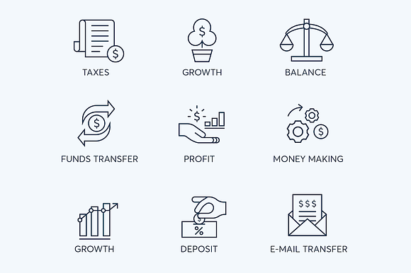 78 Fintech Line Icons in Credit Card Icons - product preview 6