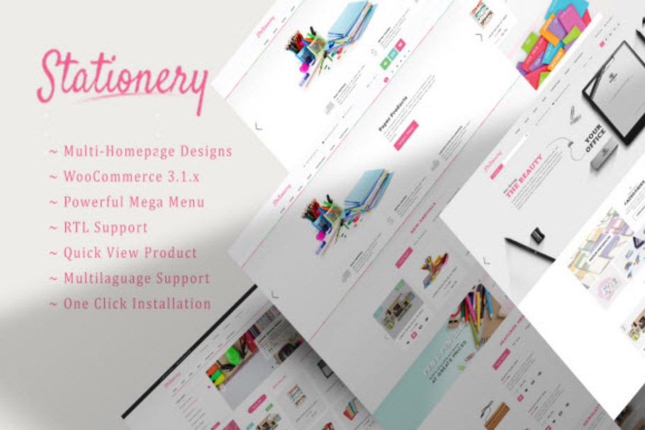 Stationery WooCommerce Theme in WordPress Commerce Themes - product preview 8