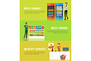 Best Choice Concept. Quality Service Concept