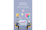 Business Consulting Concept Vector Illustration