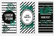 Tropic flyer cover templates. eps10