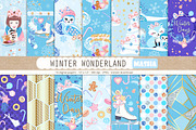 WINTER DAYS digital papers