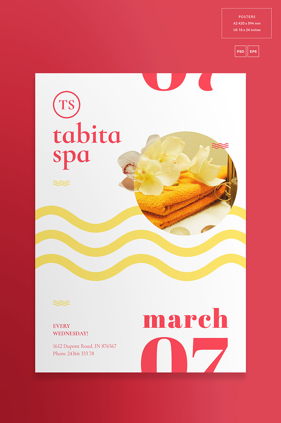 Posters | Beauty Tabita Spa in Flyer Templates - product preview 1
