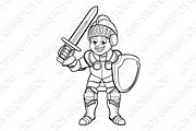 Knight Cartoon Character