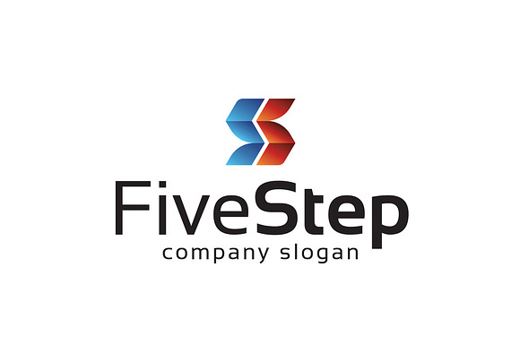 Five Step Logo in Logo Templates - product preview 1