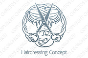 Stylist Hair Salon Hairdresser Icon
