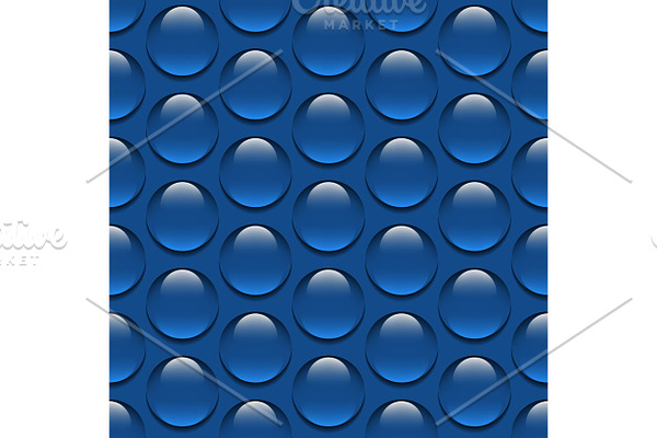 Realistic glass water drops seamless pattern background vector water raindrop illustration