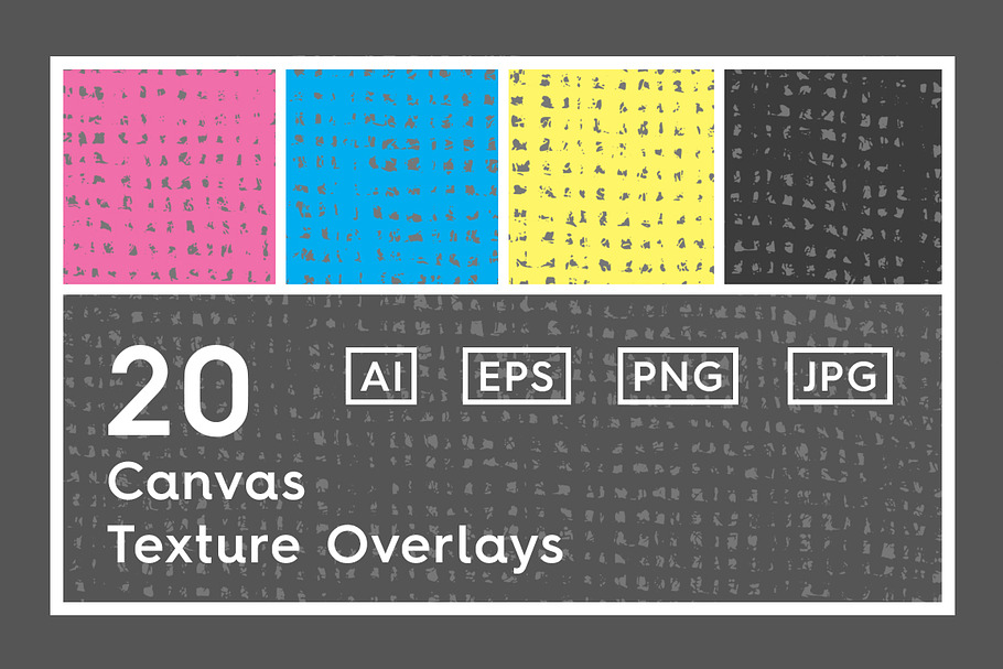 21 Canvas Texture Overlays in Textures - product preview 8
