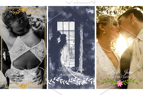 9 Wedding Snapchat Geofilters in Snapchat Templates - product preview 2