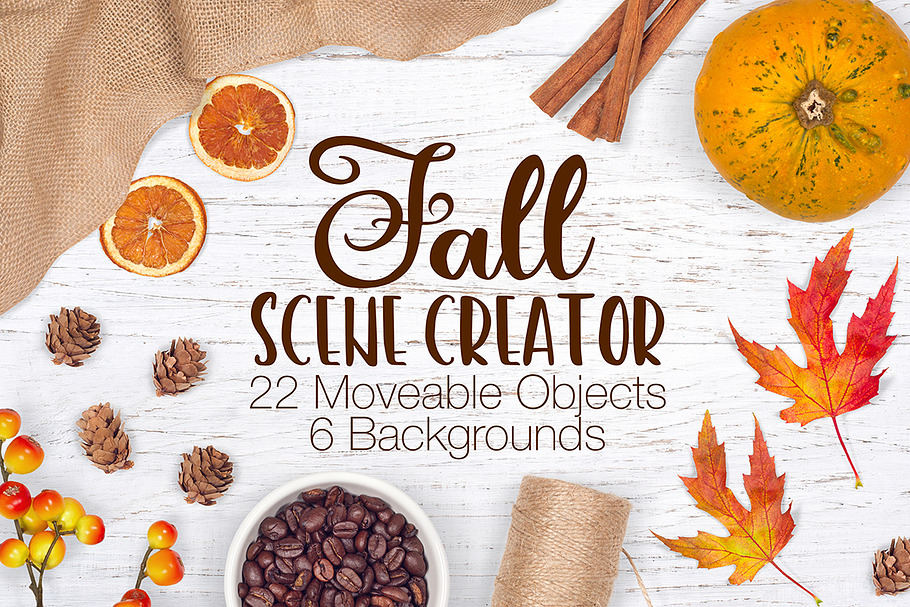 Fall/Autumn Scene Creator in Scene Creator Mockups - product preview 8