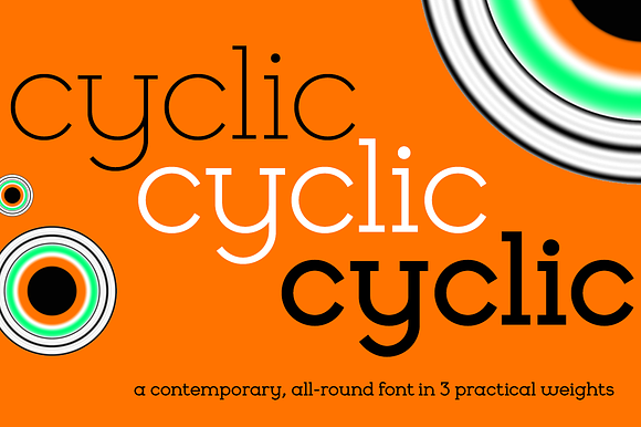 Cyclic in Slab Serif Fonts - product preview 8