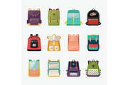 Children or kids school bags or rucksacks