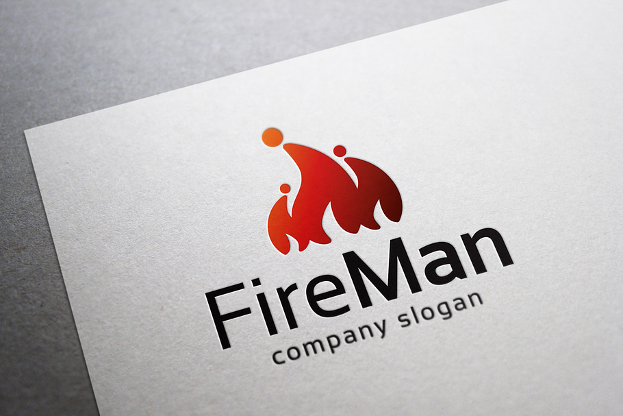 Fire Man Logo
