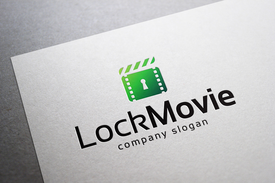 Lock Movie Logo in Logo Templates - product preview 8