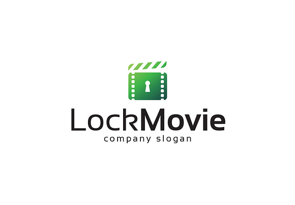 Lock Movie Logo in Logo Templates - product preview 1